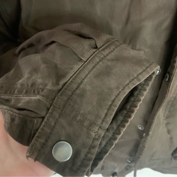 Aritzia Wilfred Free Anorak Style 100% Lyocell Hooded Coat L - Picture 7 of 10